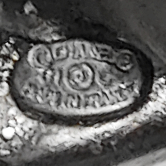 Chanel Designer Gunmetal Silver Chain Choker Necklace- Rare - Picture 9 of 9